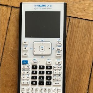 Texas Instruments TI-Nspire CX II Calculator - Black and White